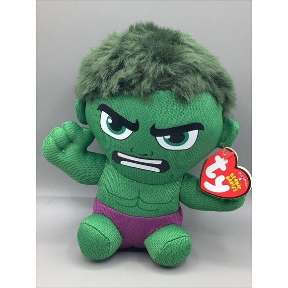 TY Beanie Baby Other - HULK Marvel TY Beanie Baby 6" NEW with TAG